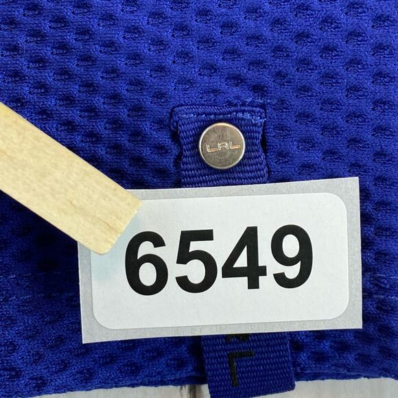 Lauren Ralph Lauren Blue/Black Colorblock 1/2 Zip Mesh Long Sleeve Shirt Size XS - Picture 11 of 11